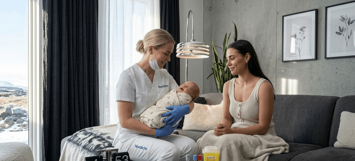 Mother and Baby care nurse at home