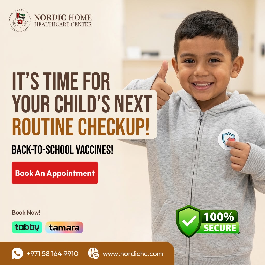 Child ready for their back-to-school vaccine — Nordic Home Healthcare